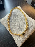 10K Gold Diamond-Cut Hollow Rope